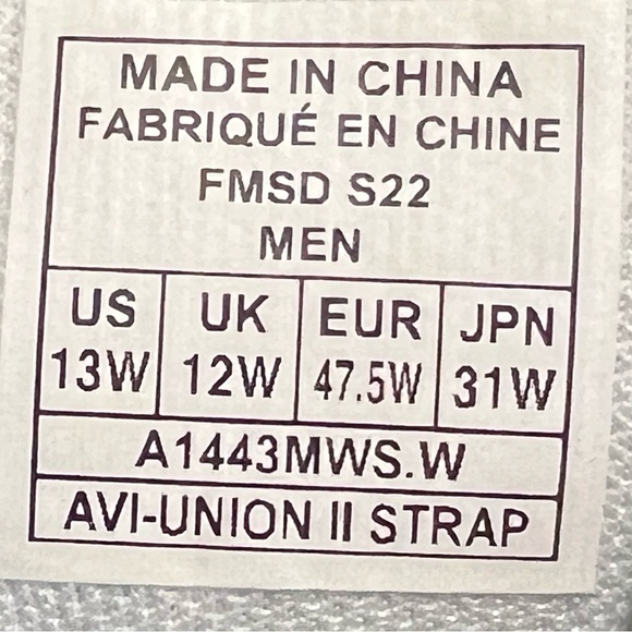 EUC Avia Avi-Union II Strap Men’s Non-Slip Sneakers Size 13W - Picture 11 of 11